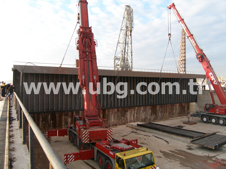 SEDEF SHIPYARD SEMI-WET GATE - 50x8mt 250 TONS