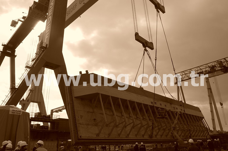 SEDEF SHIPYARD DRY-DOCK GATE - 50x10mt 250 TONS