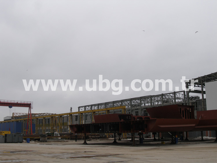 SEDEF SHIPYARD STEEL PROCESSING WORKSHOP - 800 TONS