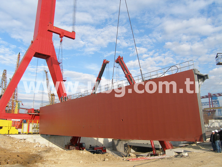 SEDEF SHIPYARD SEMI-WET GATE - 50x8mt 250 TONS