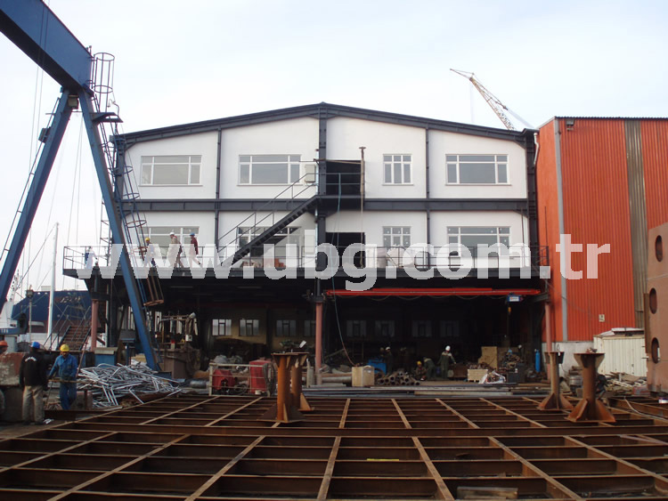 TERSAN SHIPYARD WORKSHOP AND ADMINISTRATIVE BUILDING - 135 TONS