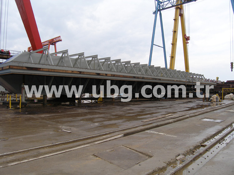 SEDEF SHIPYARD DRY-DOCK GATE - 50x10mt 250 TONS