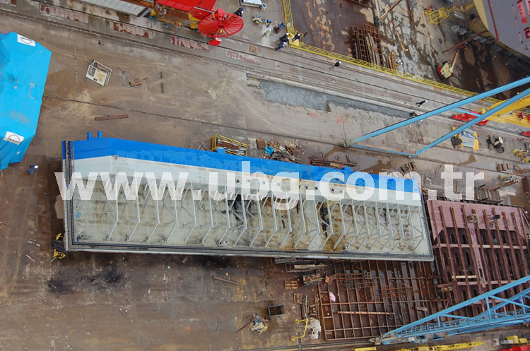 SEDEF SHIPYARD DRY-DOCK GATE - 50x10mt 250 TONS