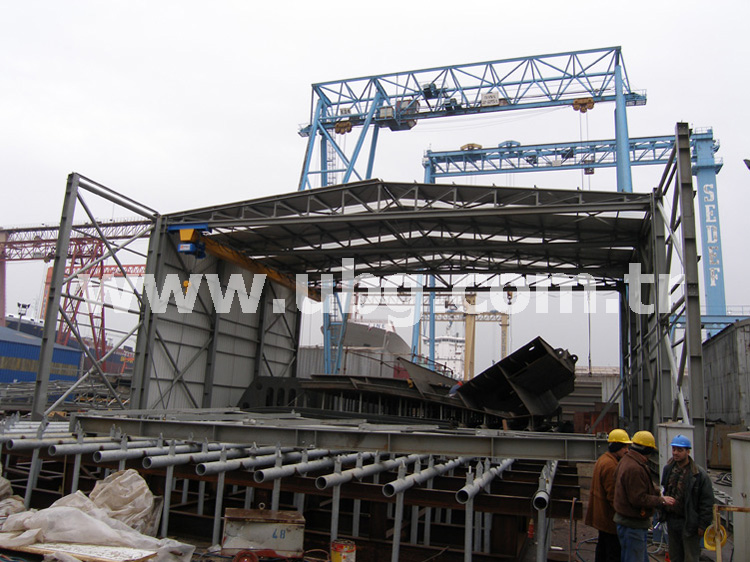 SEDEF SHIPYARD STEEL PROCESSING WORKSHOP - 800 TONS