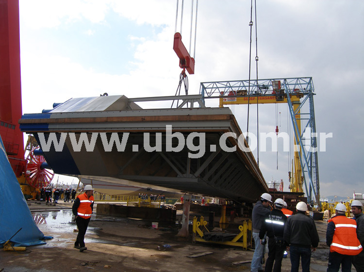 SEDEF TERSHANE KURU HAVUZ KAPAI - 50x10mt 250 TON